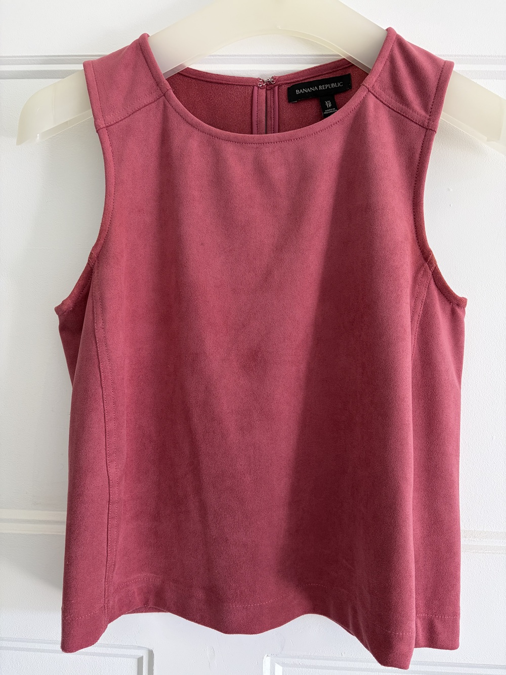 Vegan Suede top - Banana Republic
